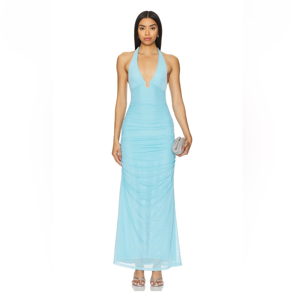 superdown ‘CATHY’ Halter Maxi Dress